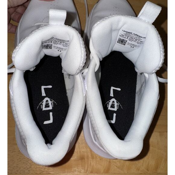 Under Armour UA Lockdown 7 Men 9 Women 10.5 White NICE MSRP 70$ - Picture 3 of 8